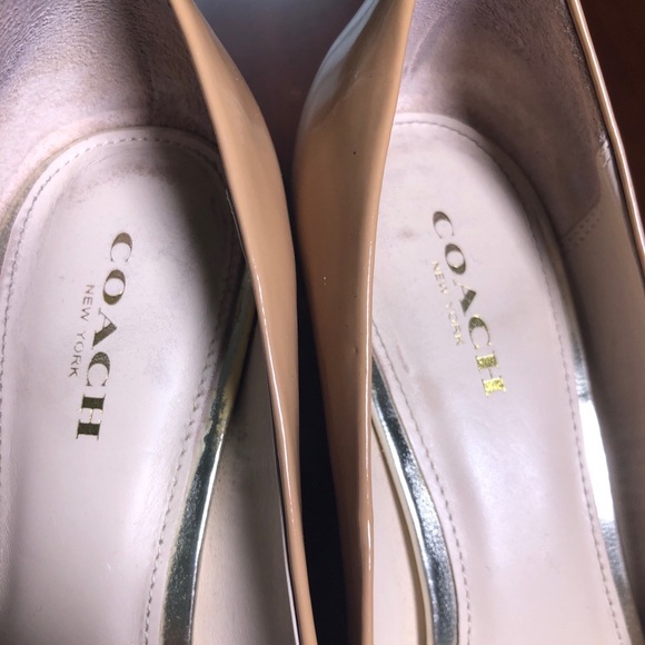 Coach Nude Almond Toe Pumps - Picture 1 of 14